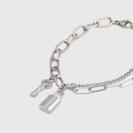 Pulsera acero candado