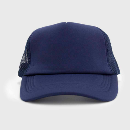 Gorra de malla con esponja unicolor