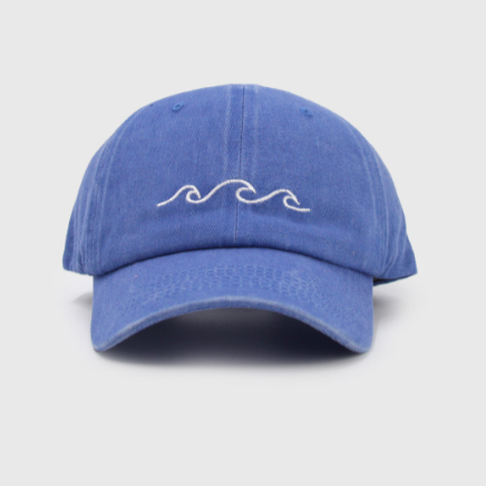 Gorra Bassik prelavado olas de mar