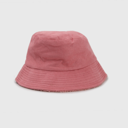 Bucket hat reversible gamuza sherpa