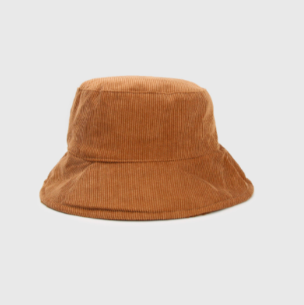 Bucket hat reversible cotelé sherpa