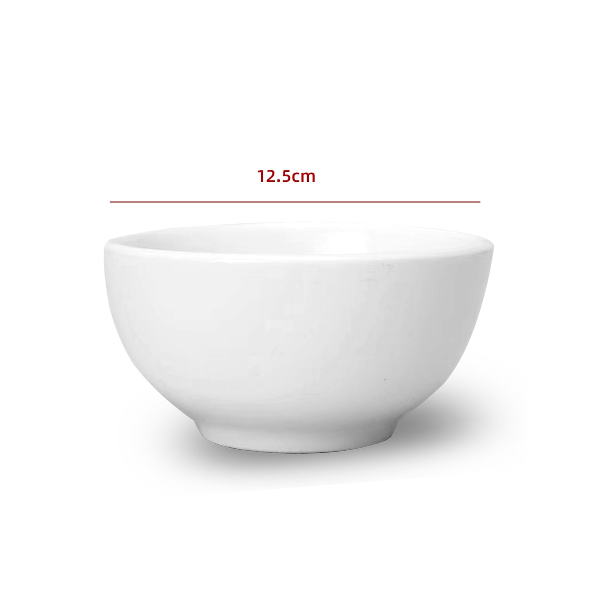 BOWL BLANCO LISO DE CERAMICA