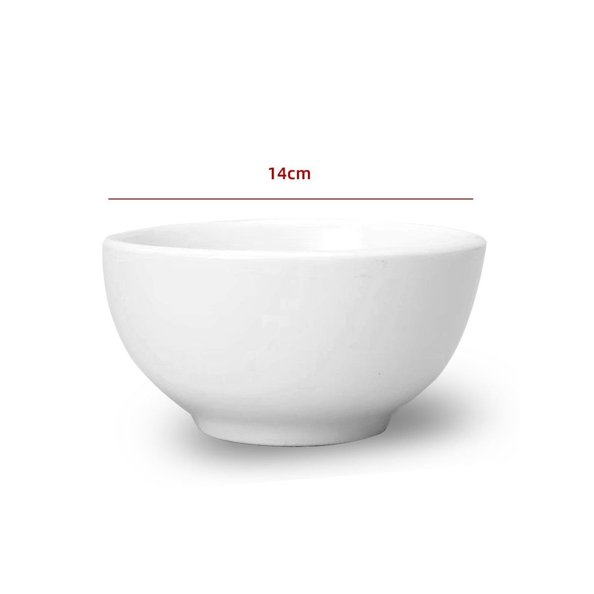 BOWL BLANCO LISO DE CERAMICA