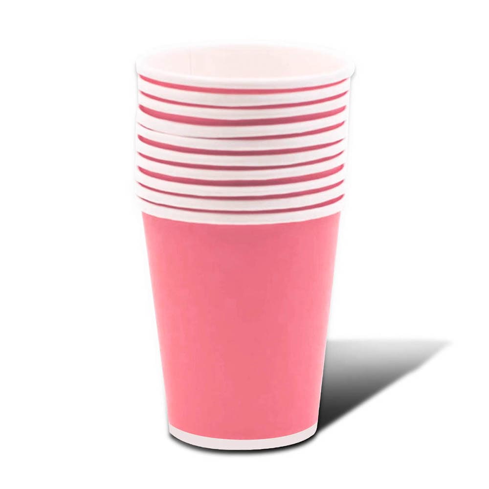 VASO CARTON ROSADO