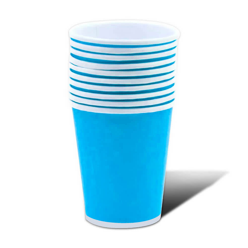 VASO CARTON CELESTE