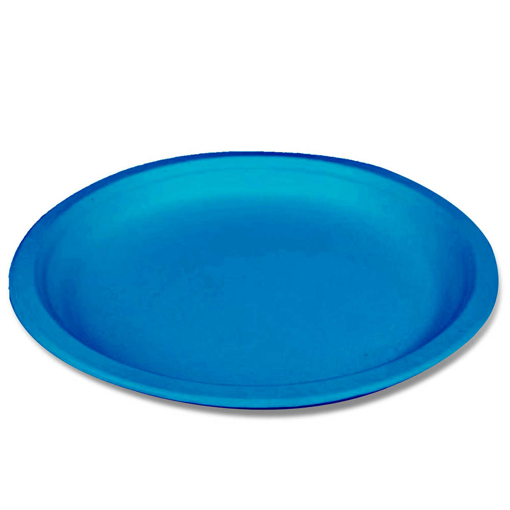 PLATO CARTON AZUL